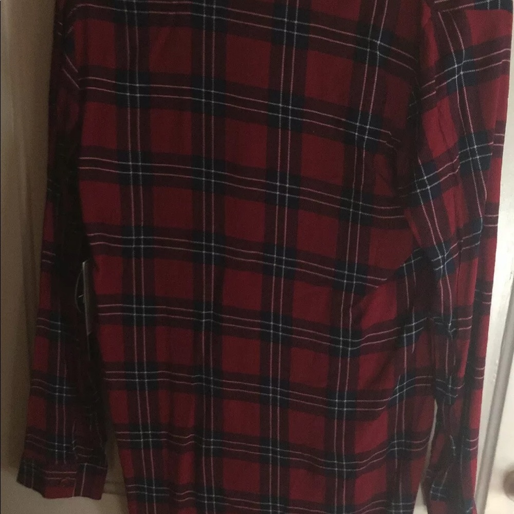 High-Low Red Flannel. Brand new.
